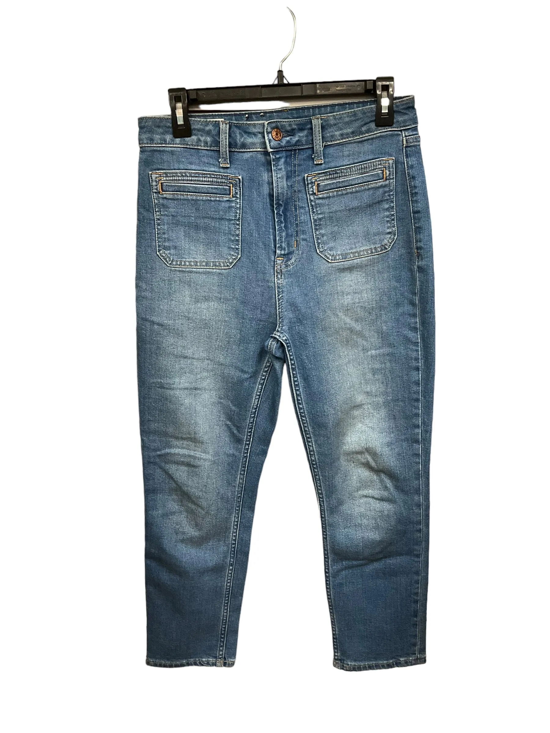 Blue Denim Jeans Straight Gap, Size 8