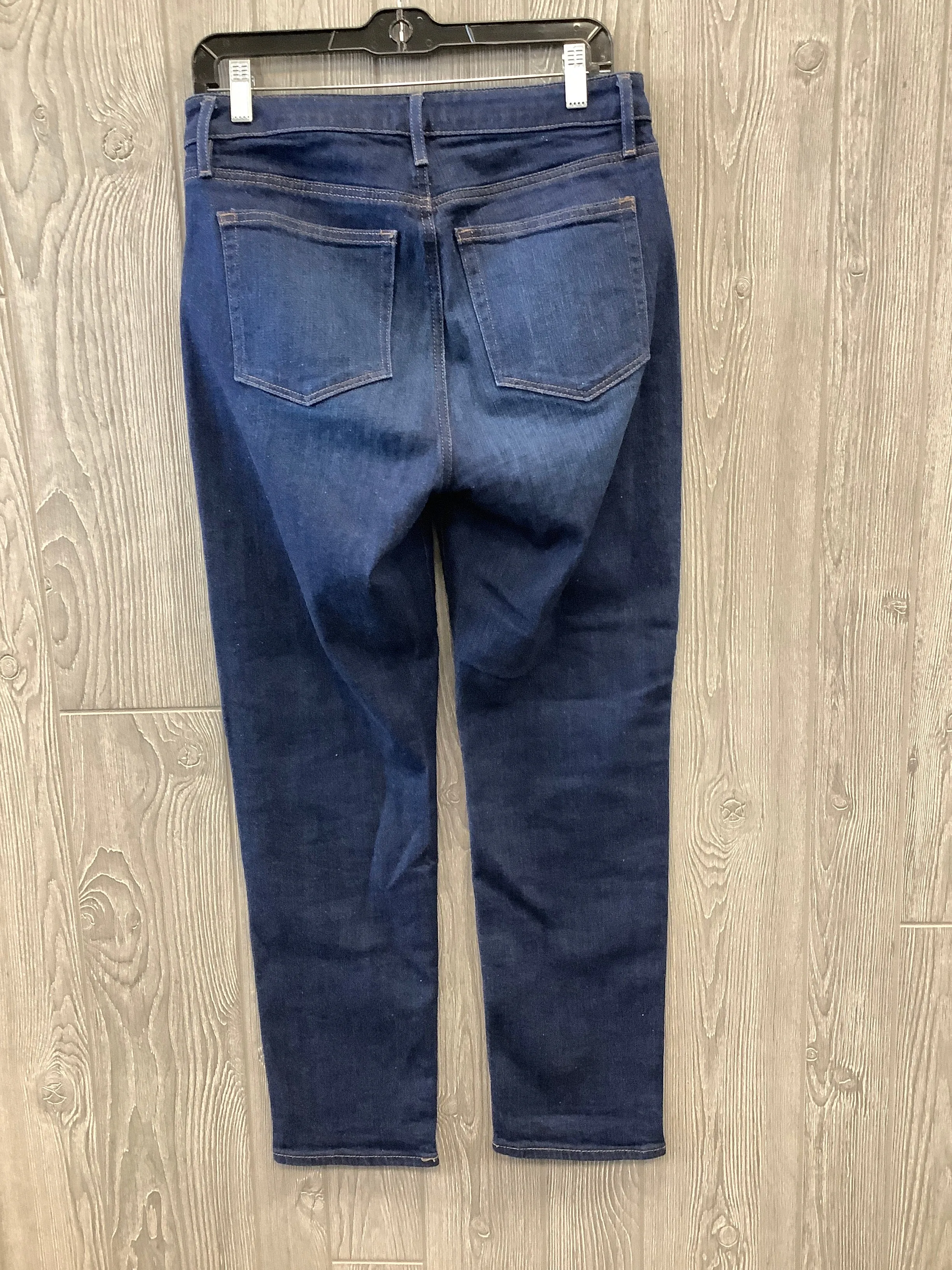 Blue Denim Jeans Straight Loft, Size 6