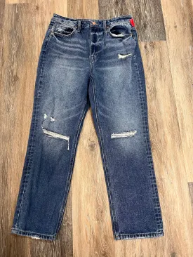 Blue Denim Jeans Straight Mica, Size 6/28