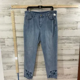 Blue Denim Jeans Straight Soft Surroundings, Size 14