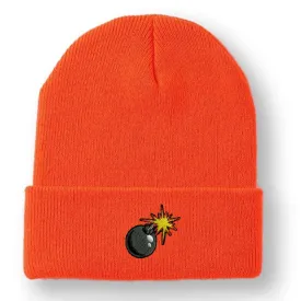 Bomb Embroidered Cuffed Beanie