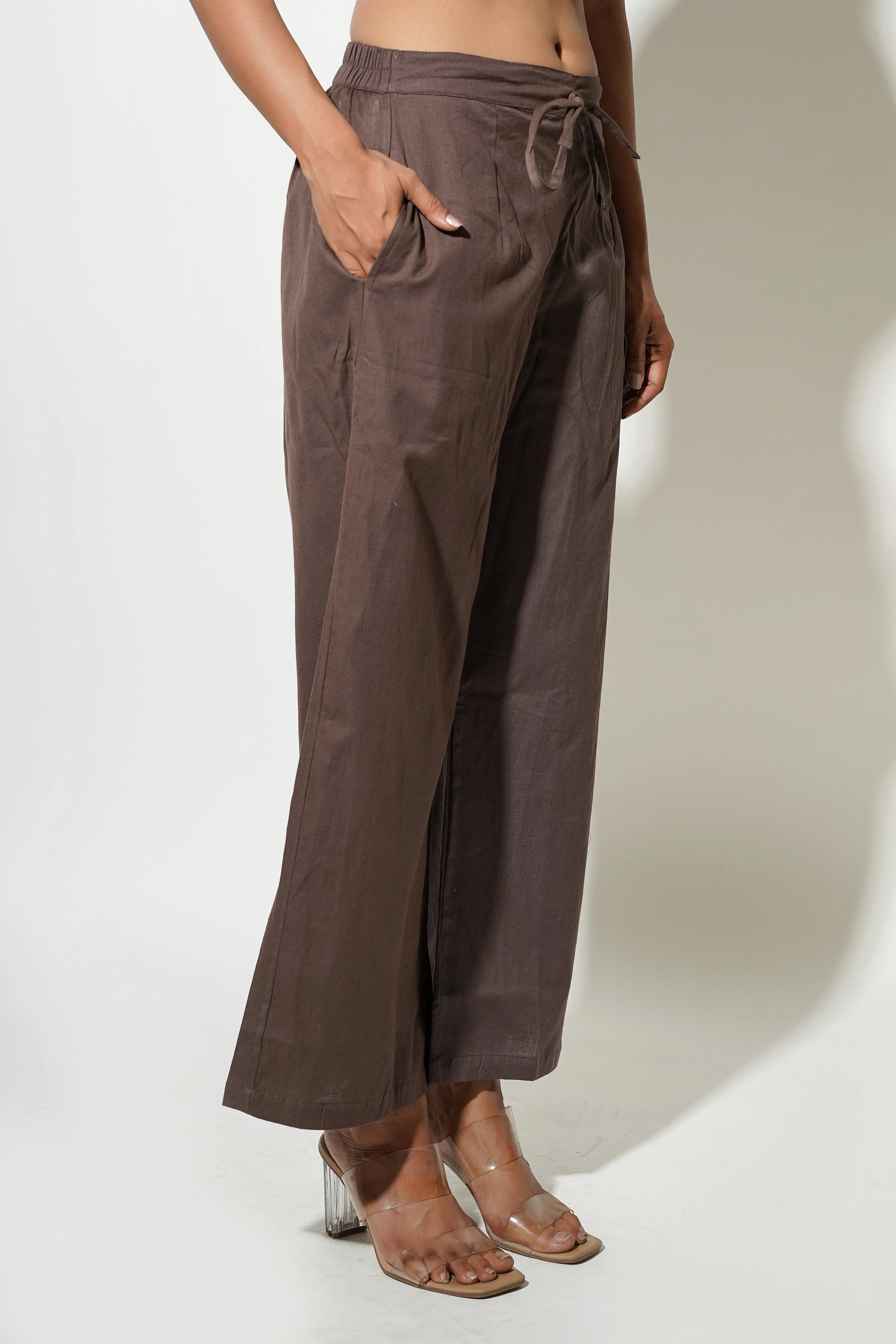 Burgundy Women's Trousers