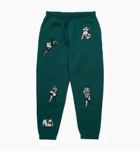 Parra Pine Green Life Experience Sweatpants