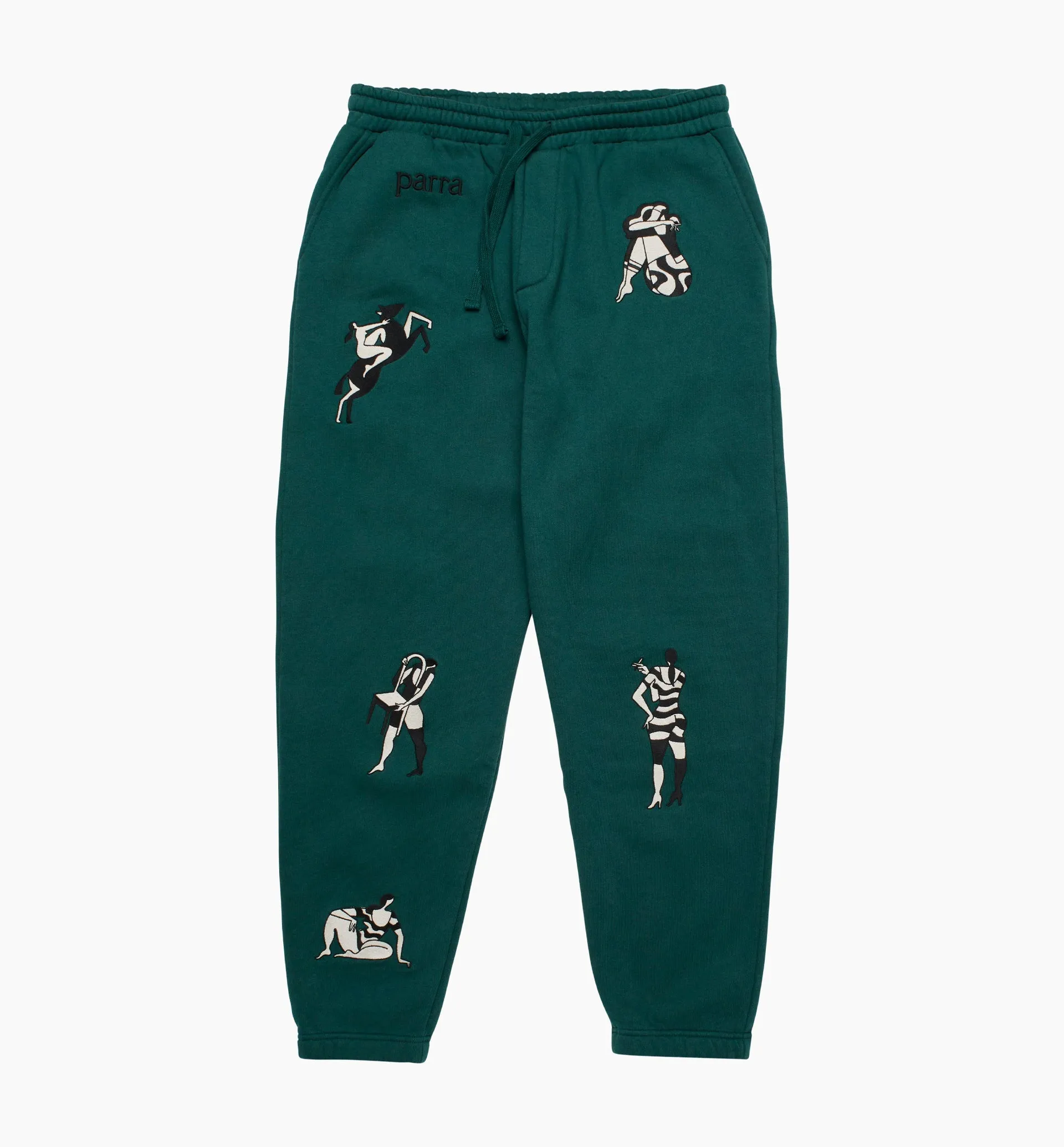 Parra Pine Green Life Experience Sweatpants