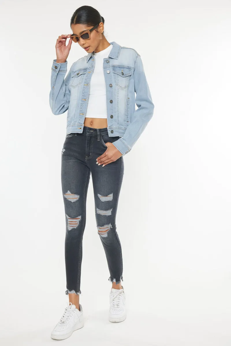 Calista High Rise Ankle Skinny Jeans