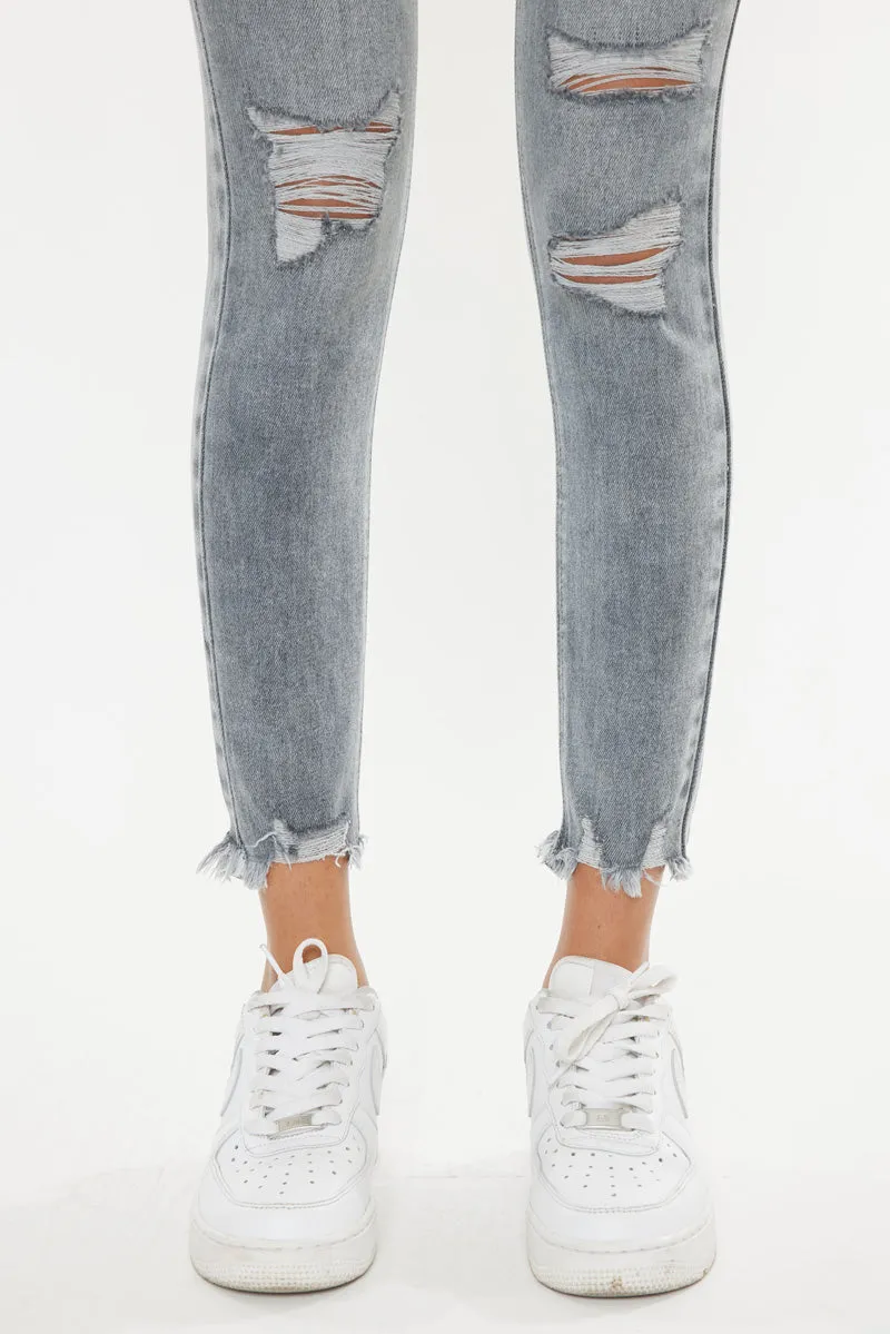 Calista High Rise Ankle Skinny Jeans