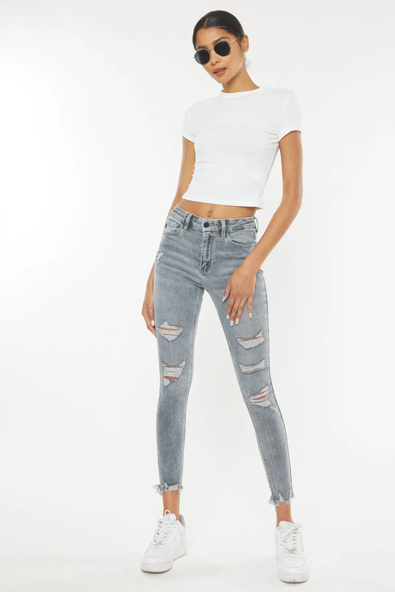 Calista High Rise Ankle Skinny Jeans