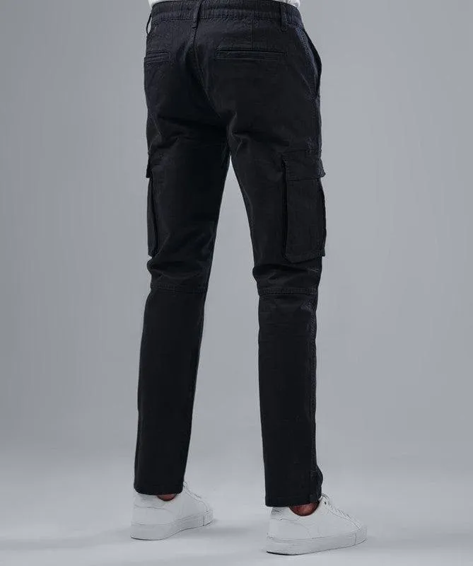 Cargo Trousers  - BLACK