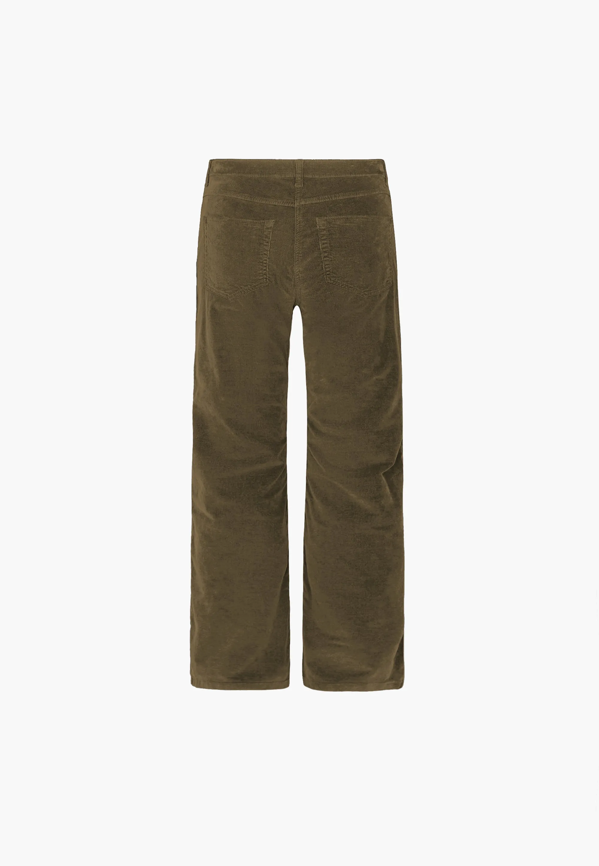 Carol Loose Corduroy - Medium Length - Dark Olive