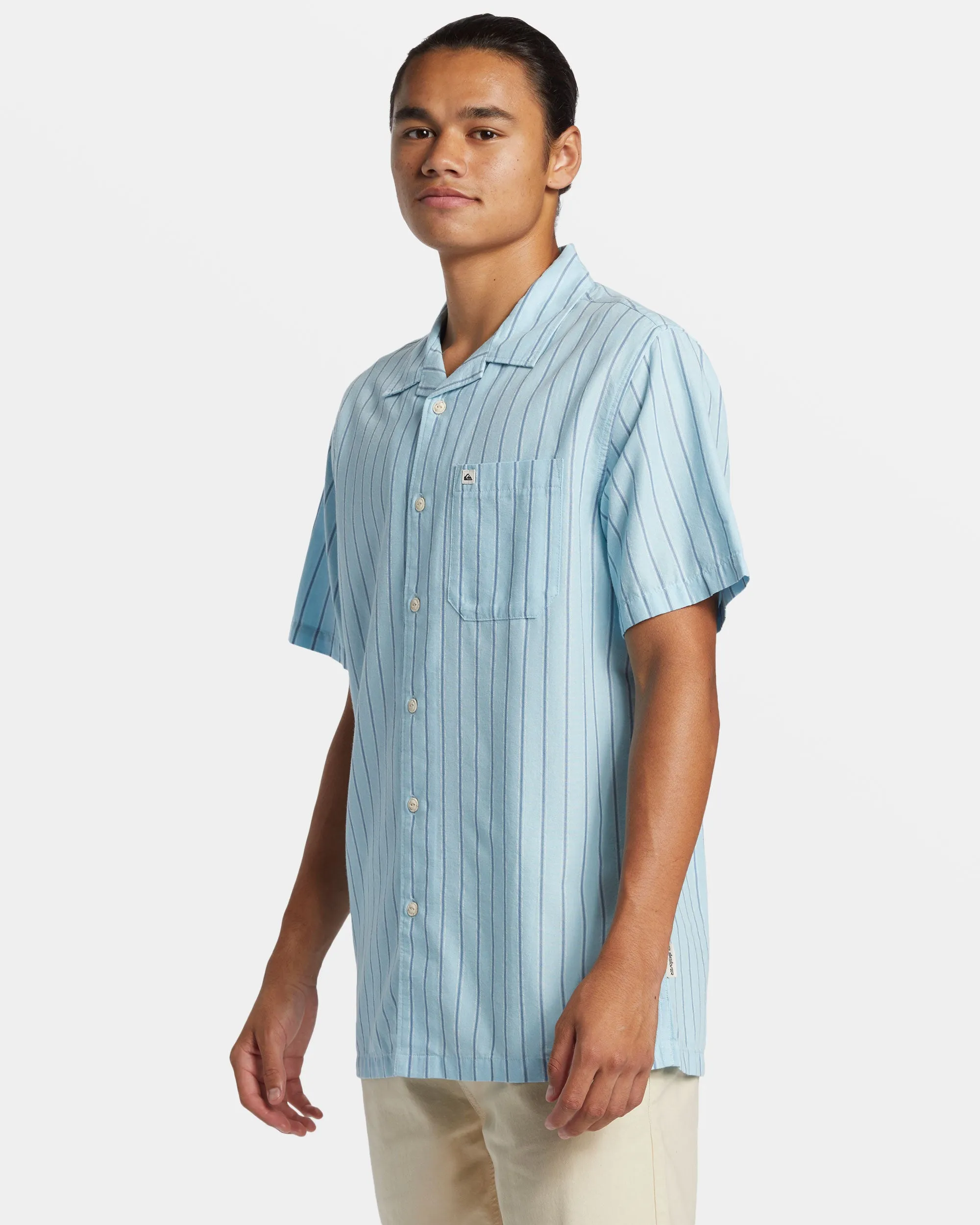 Casa Casual Short Sleeve Shirt - Airy Blue Casa Ss