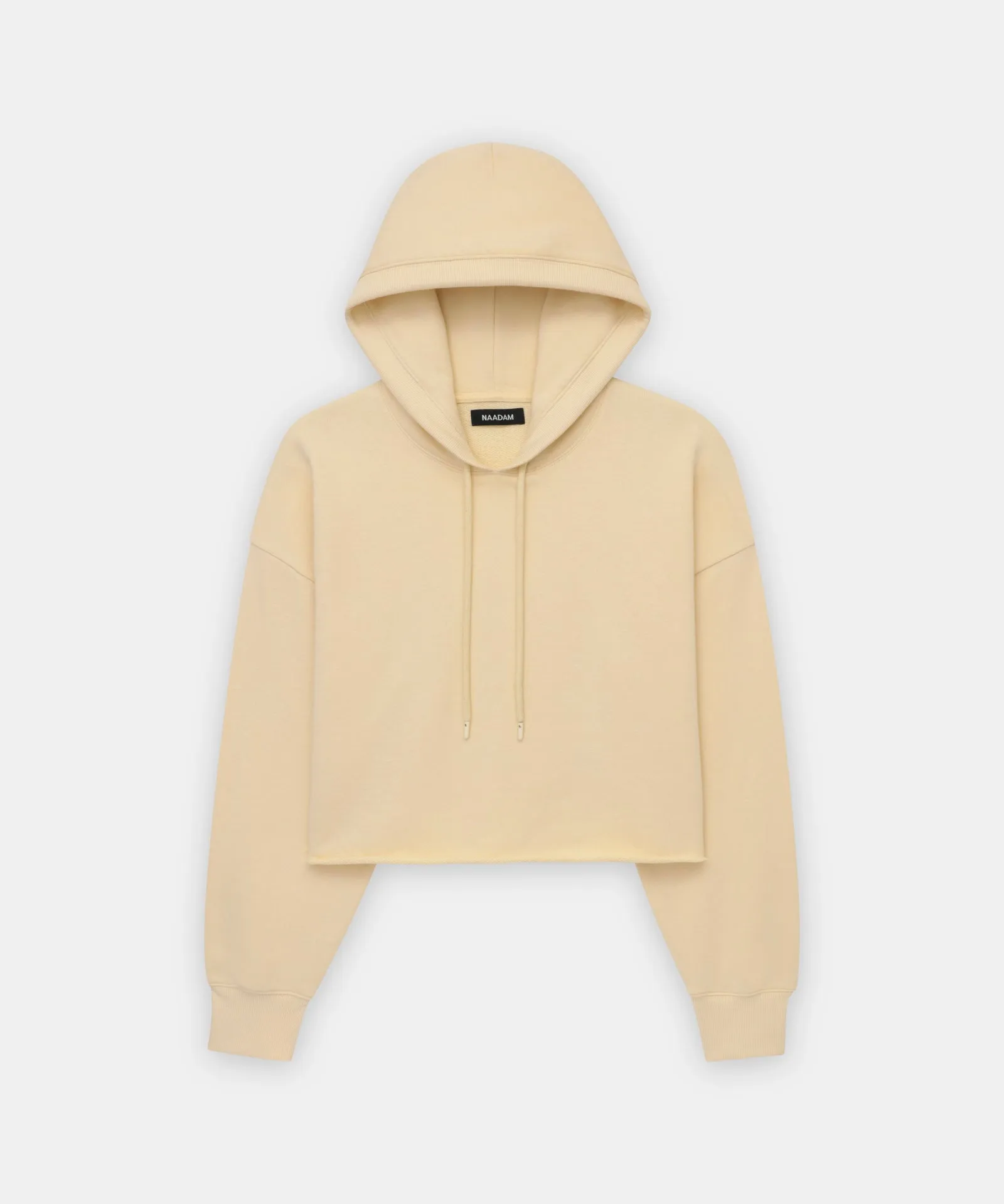 Cashmere Terry Cropped Hoodie