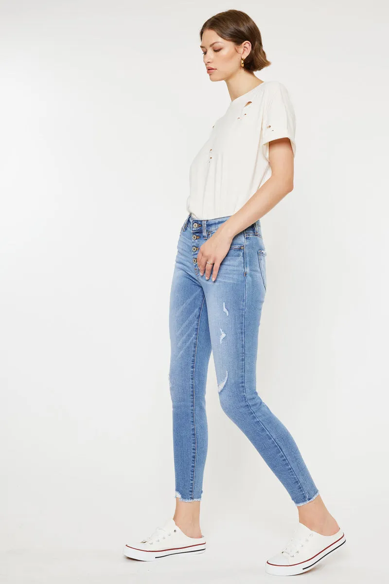 Cecilia High Rise Ankle Skinny Jeans