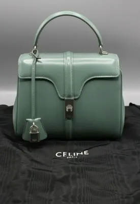 Celine 16 Bag Womens Medium in Celadon Satinated Calfskin 188003BEY.29CN