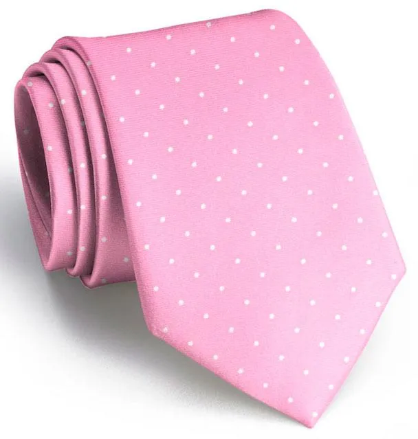 Classic Spots: Boys Tie - Pink