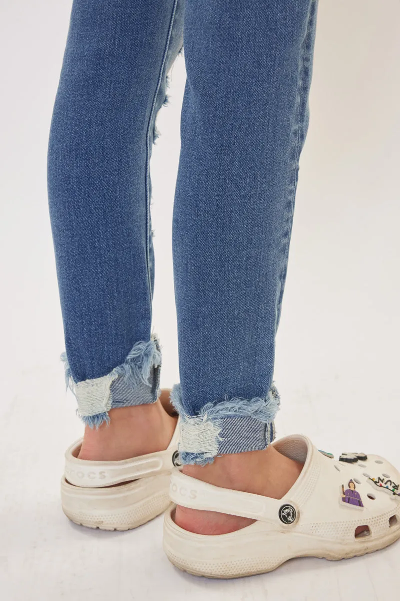 Cole High Rise Ankle Skinny Kid Jeans