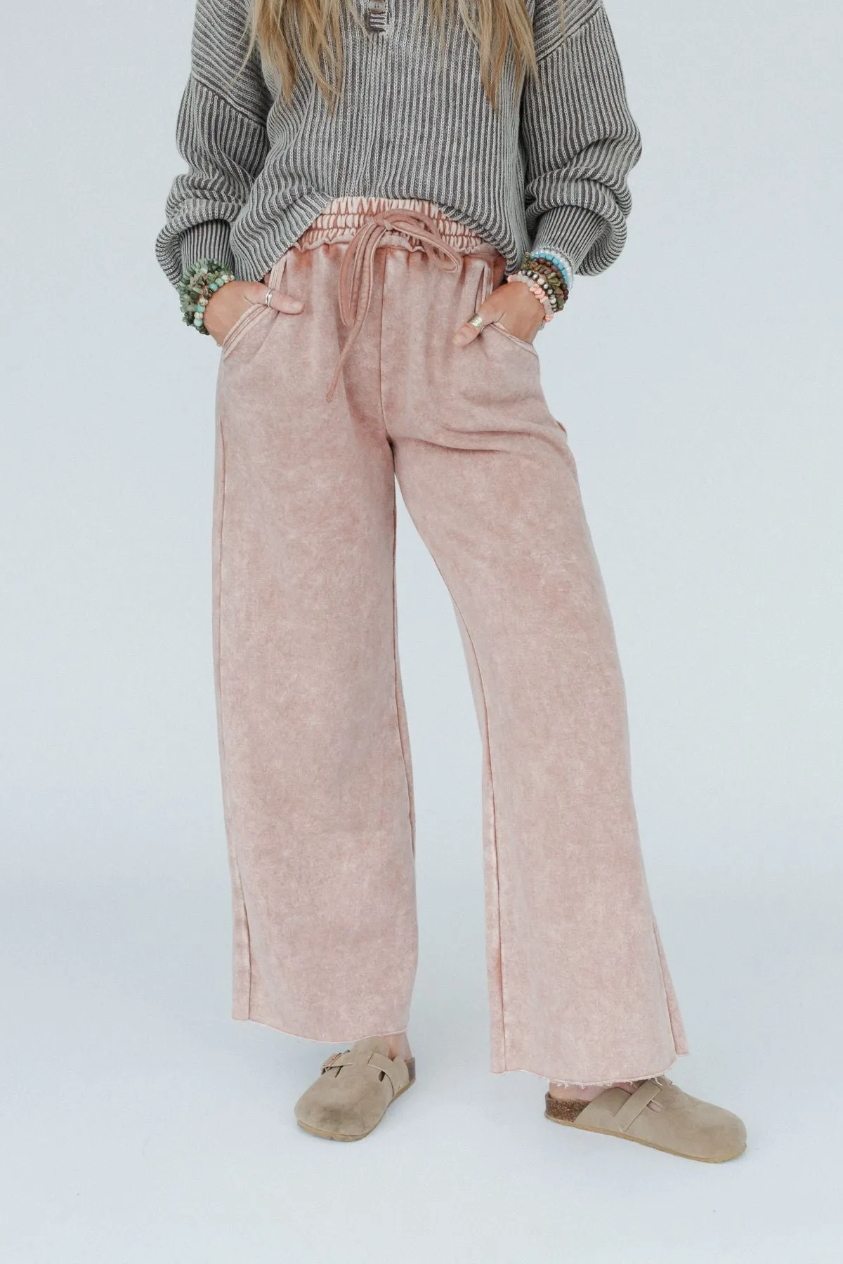 Cozy Cloud Lounge Pants - Rust