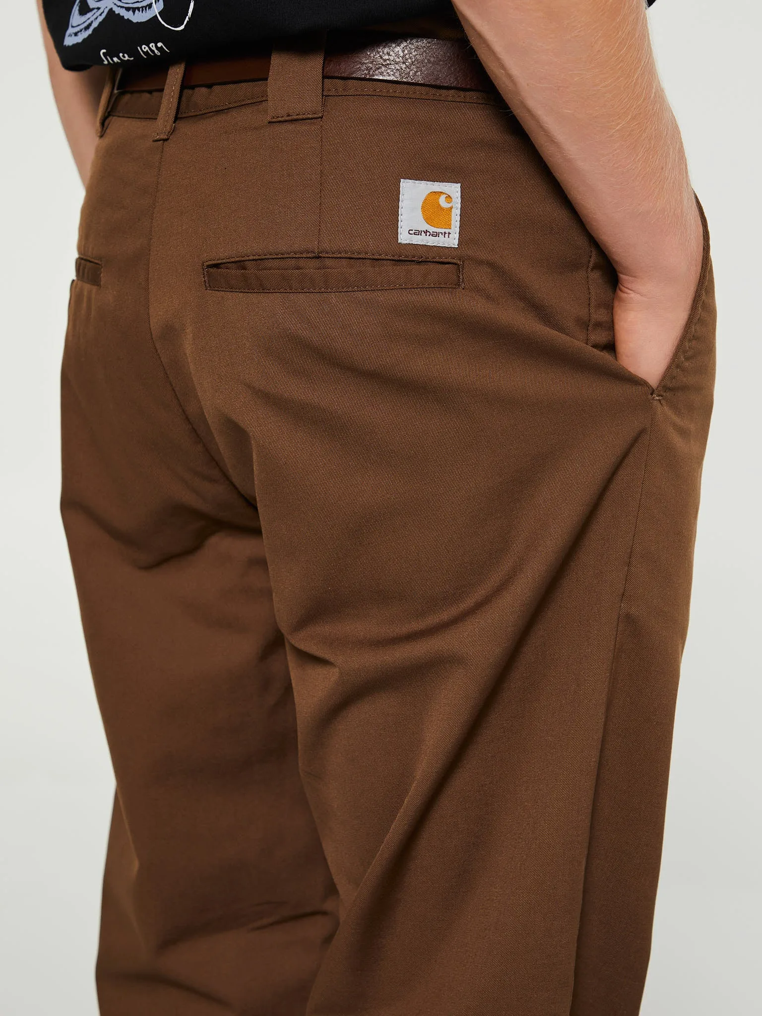 Craft Pants in Chocolate Rinsed