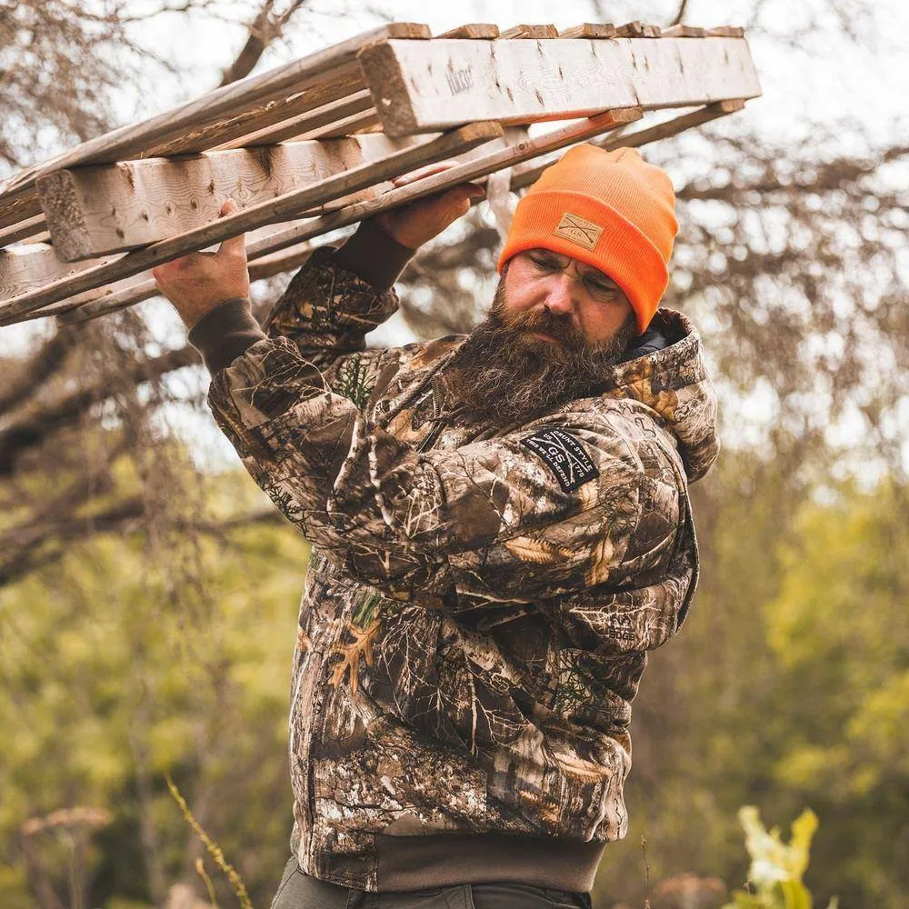 Cuffed Beanie - Bright Orange