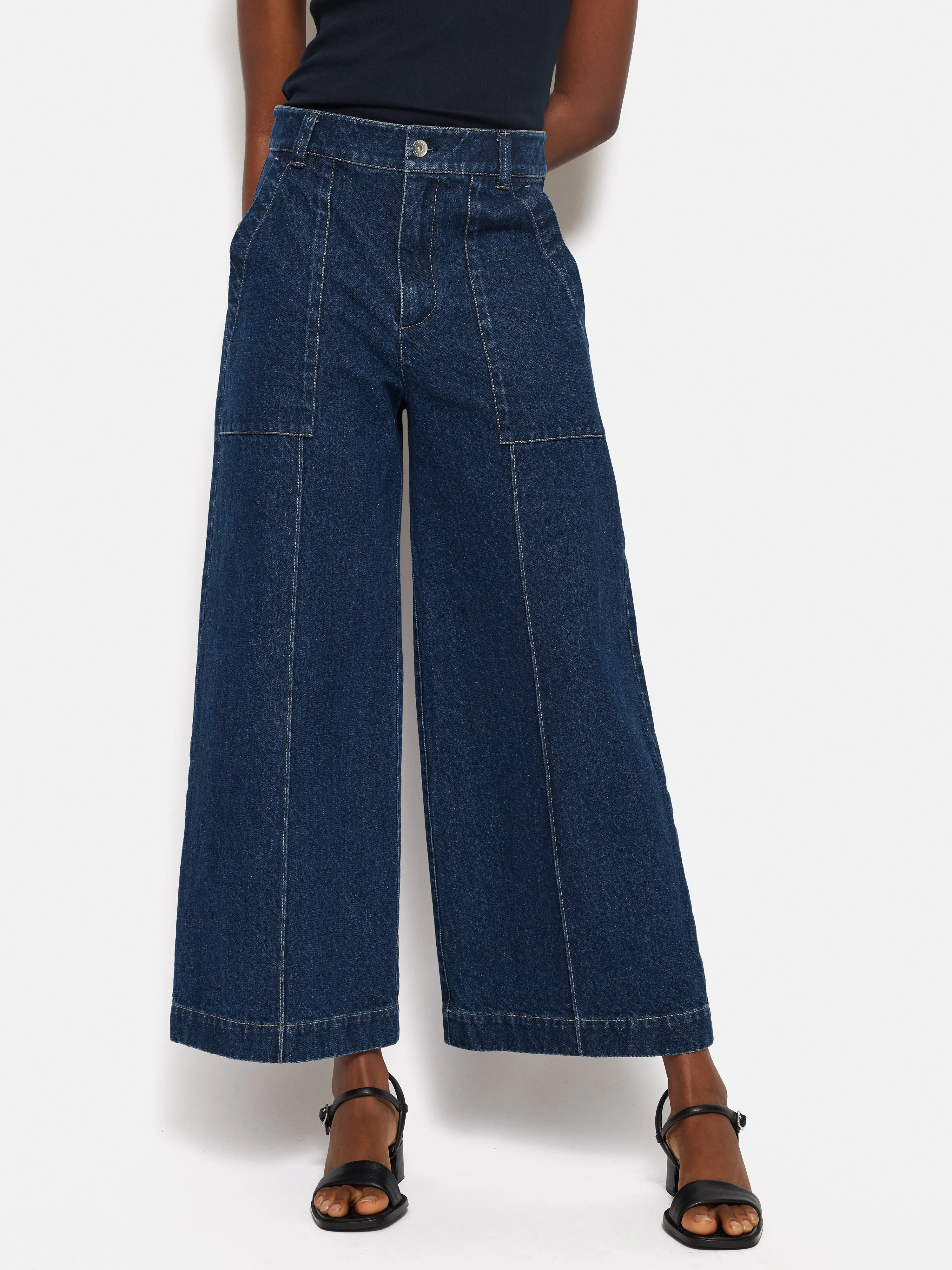 Denim Sailor Trouser | Indigo