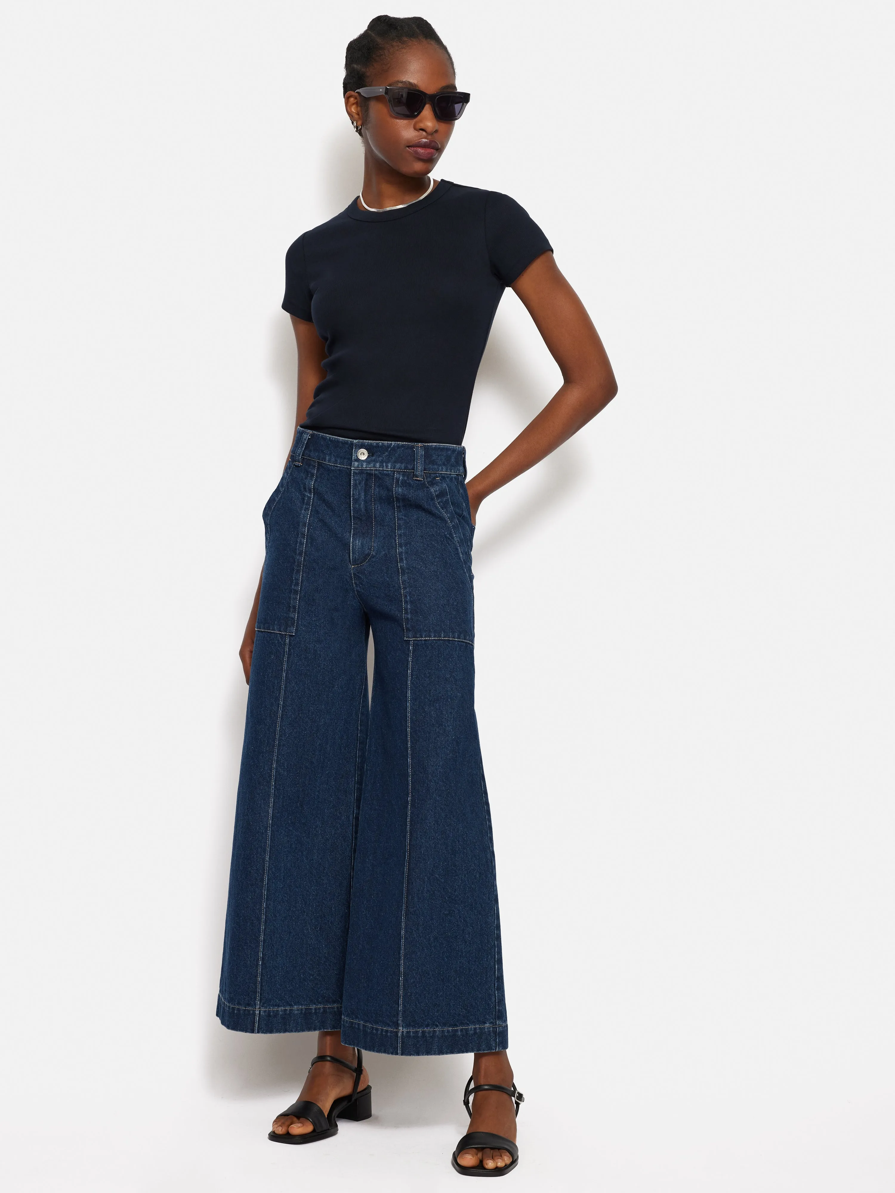 Denim Sailor Trouser | Indigo