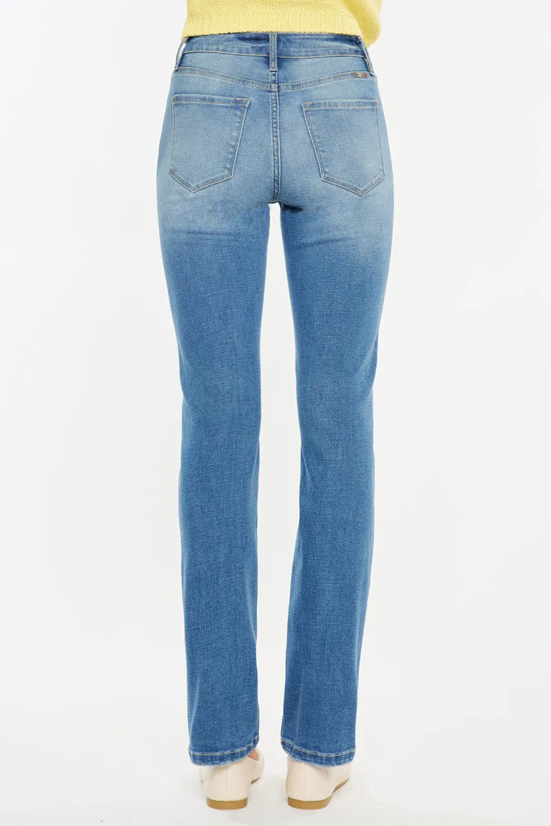 Diana High Rise Slim Straight Jeans