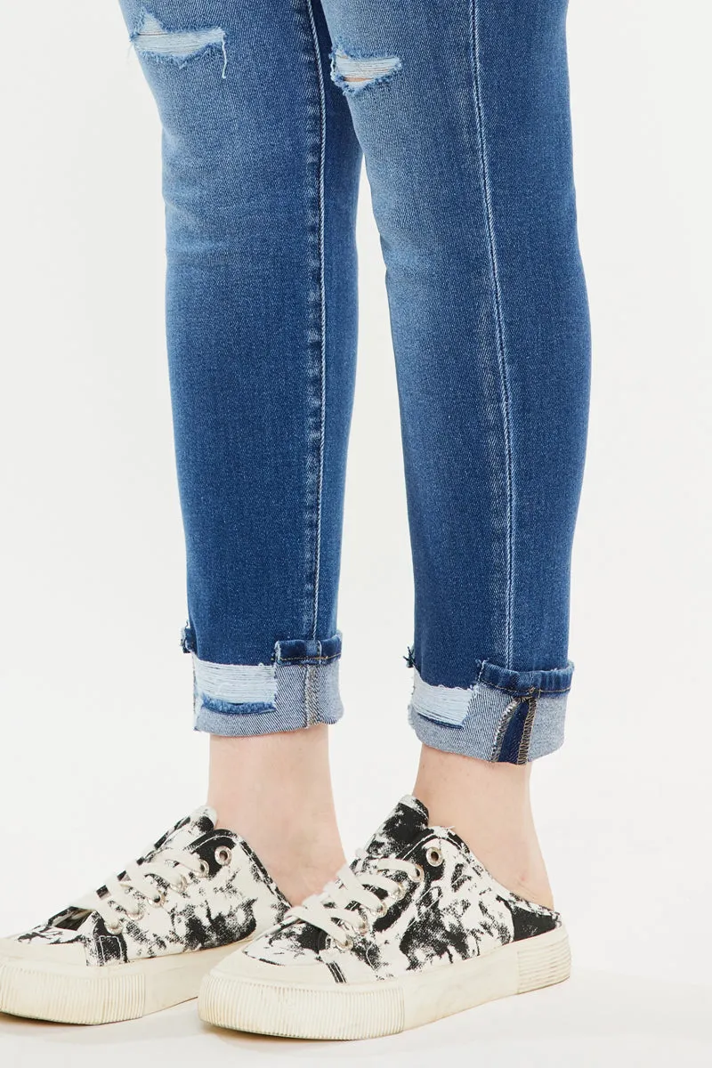 Dorah High Rise Ankle Skinny Jeans (Plus Size)