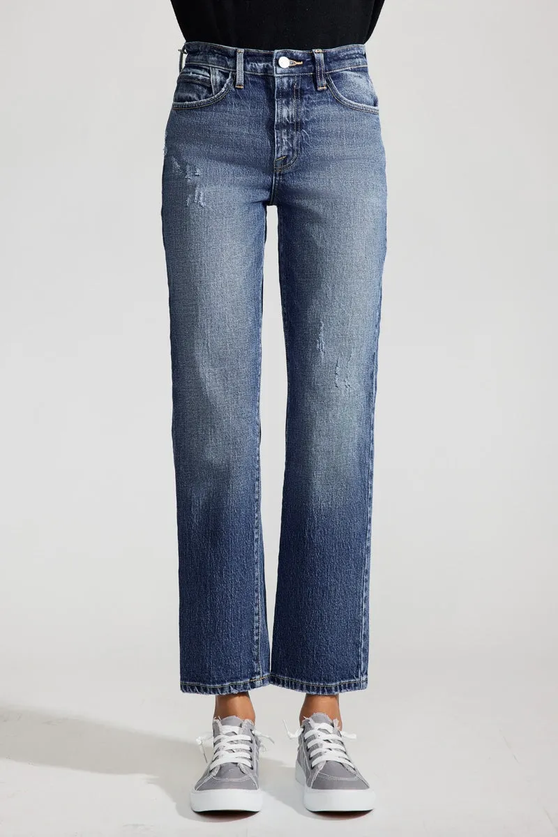 Dorothea Premier High Rise Straight Jeans