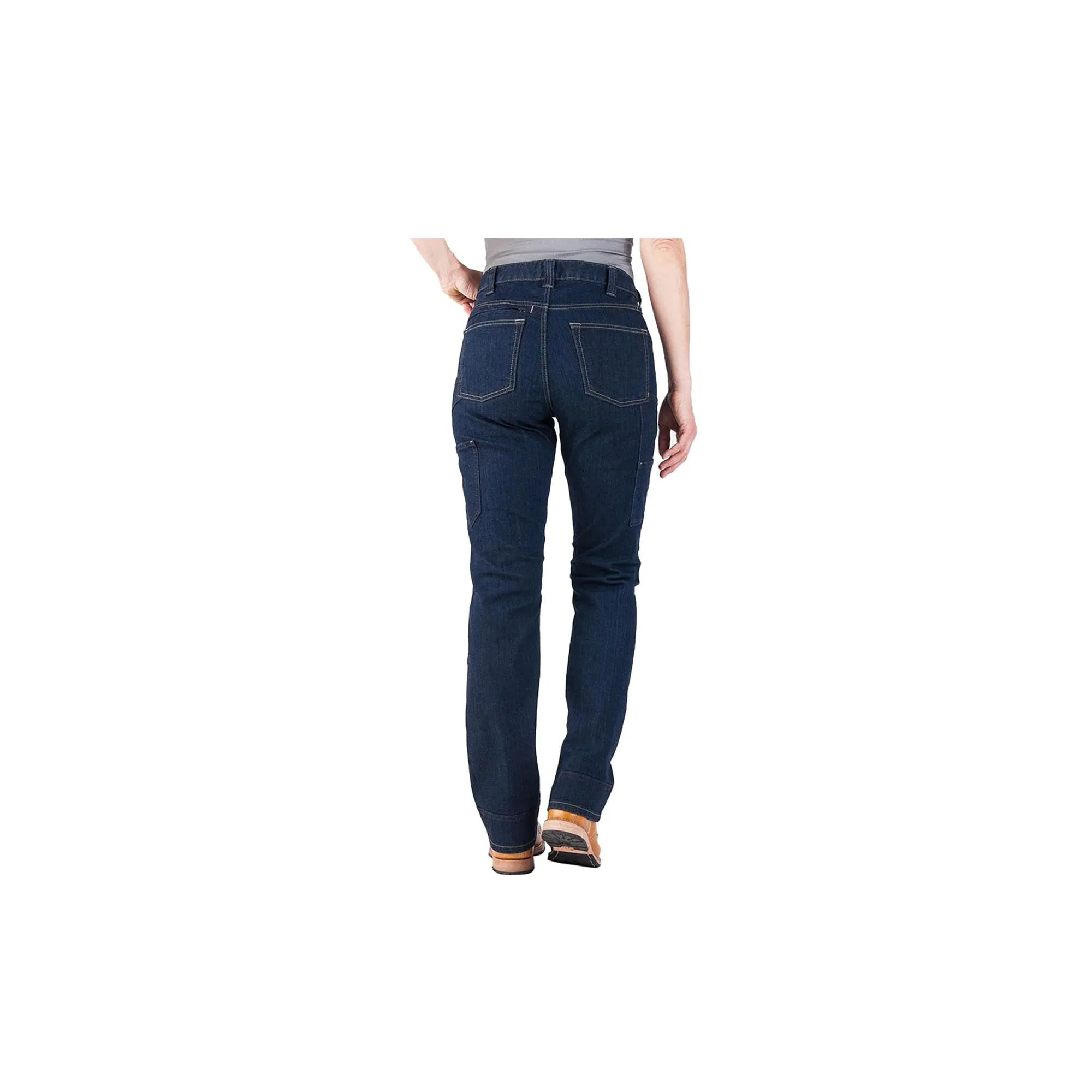 Dovetail Workwear Womens Britt Utility Reinforced Indigo Denim