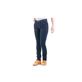 Dovetail Workwear Womens Maven Slim Powerflex Indigo Denim