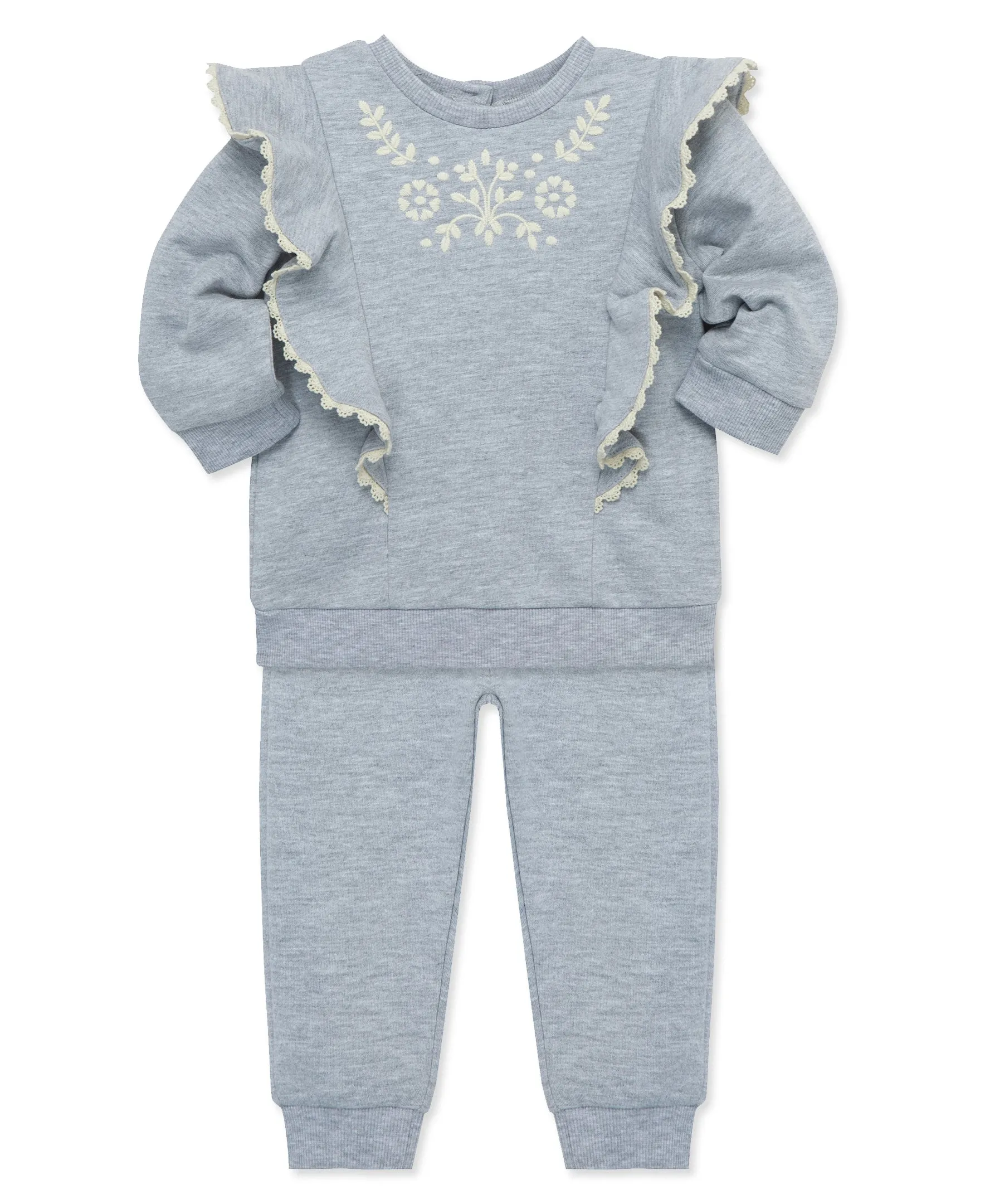 Embroidered Sweatshirt Set (2T-4T)