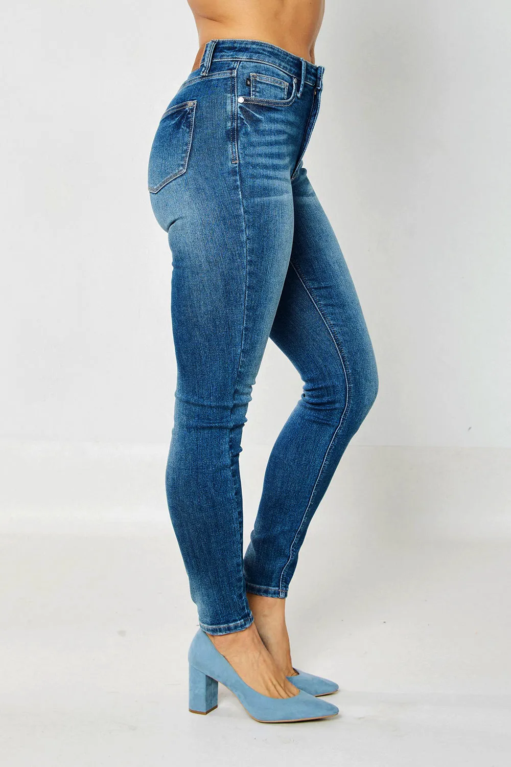 Evelyn High Rise Tummy Control Classic Skinny Jeans