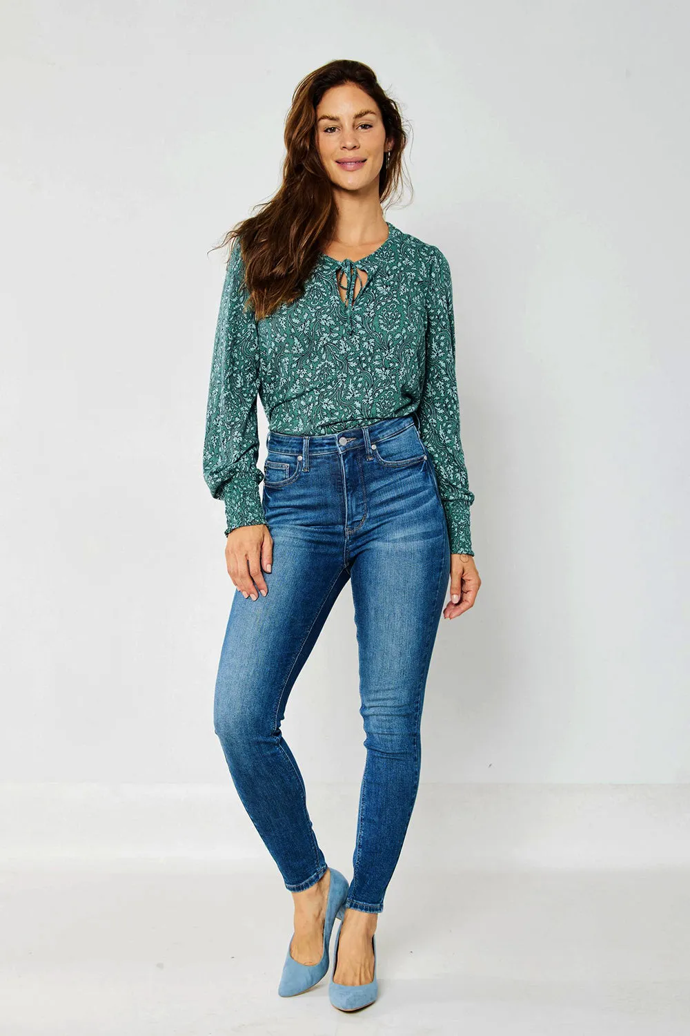 Evelyn High Rise Tummy Control Classic Skinny Jeans