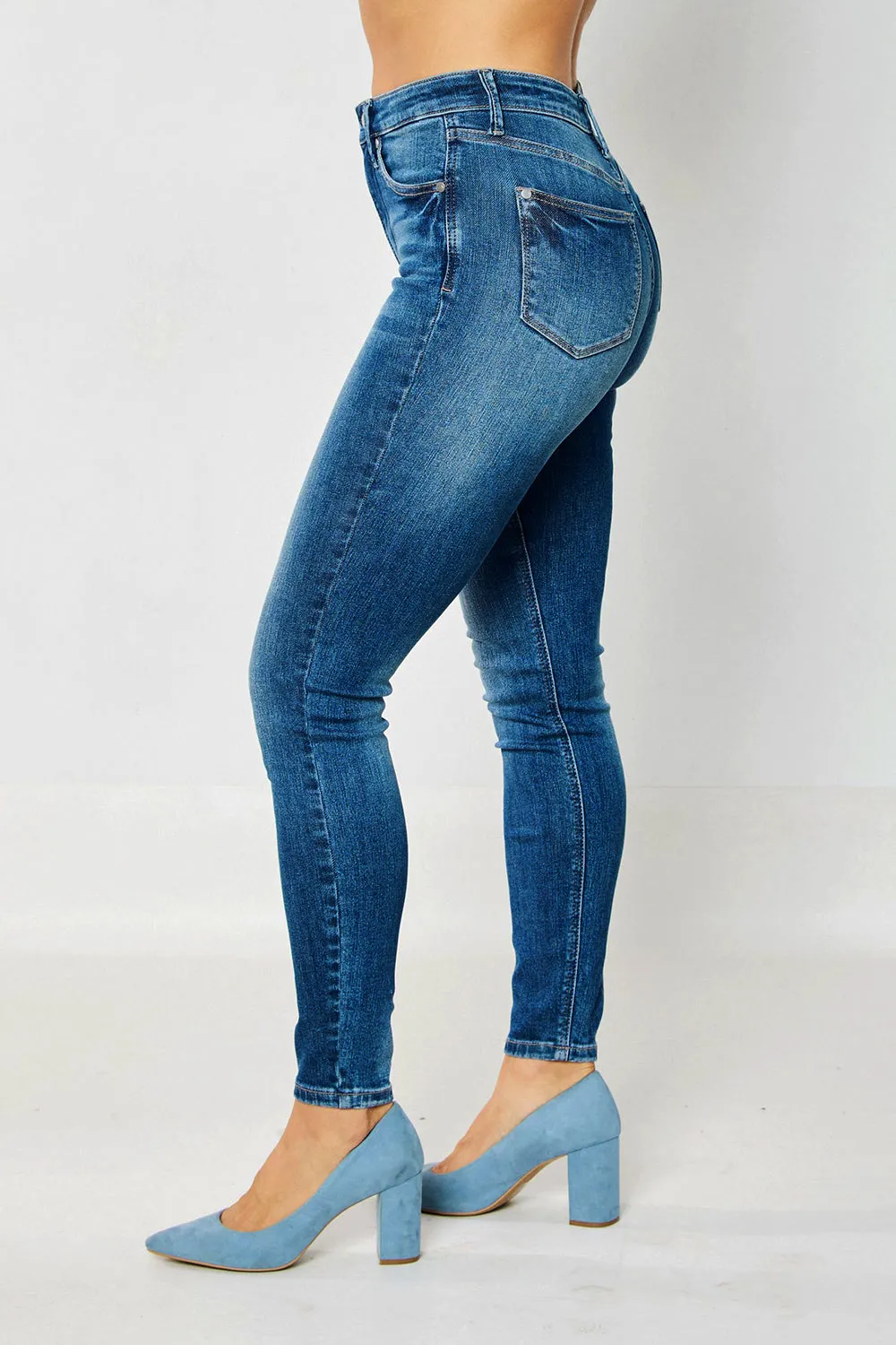 Evelyn High Rise Tummy Control Classic Skinny Jeans