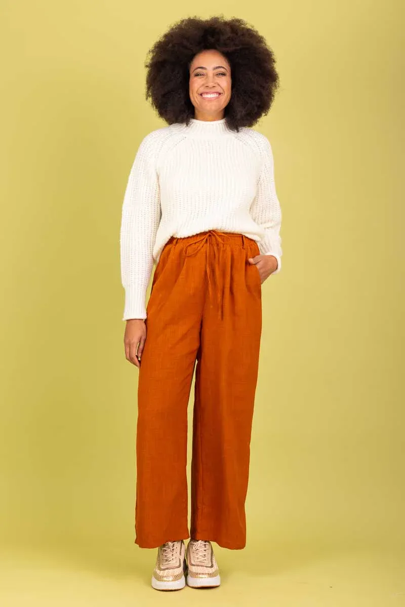 Everleigh Pant - Rust