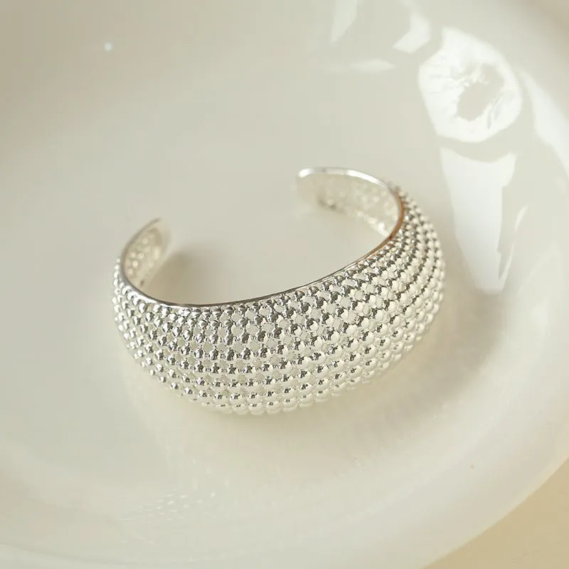 Fashionable Hollow Half Sphere Bangle