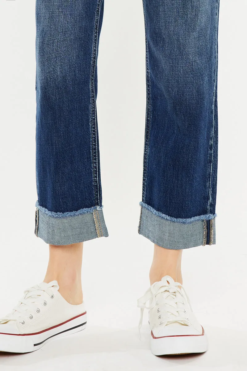 Finley High Rise Straight Leg Jeans