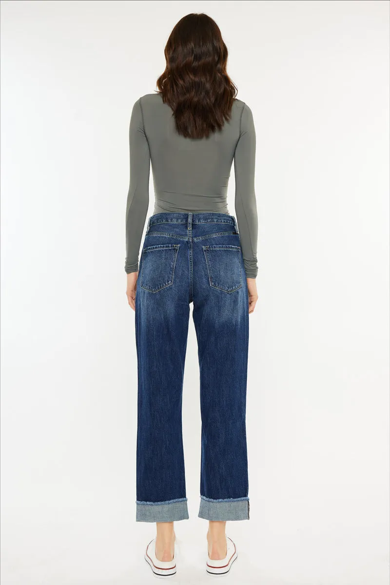 Finley High Rise Straight Leg Jeans