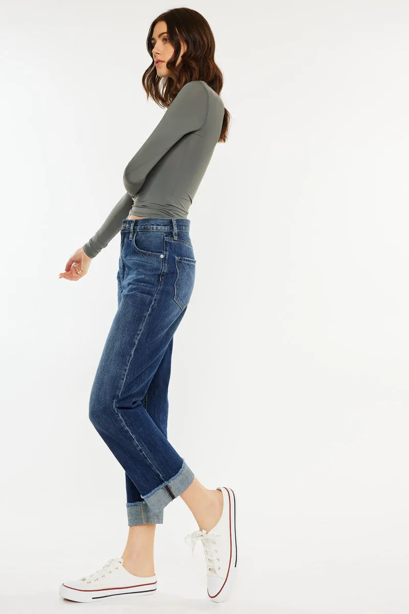 Finley High Rise Straight Leg Jeans