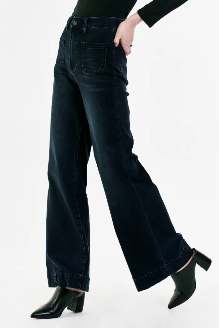 Fiona Super High Rise Wide Leg Jeans