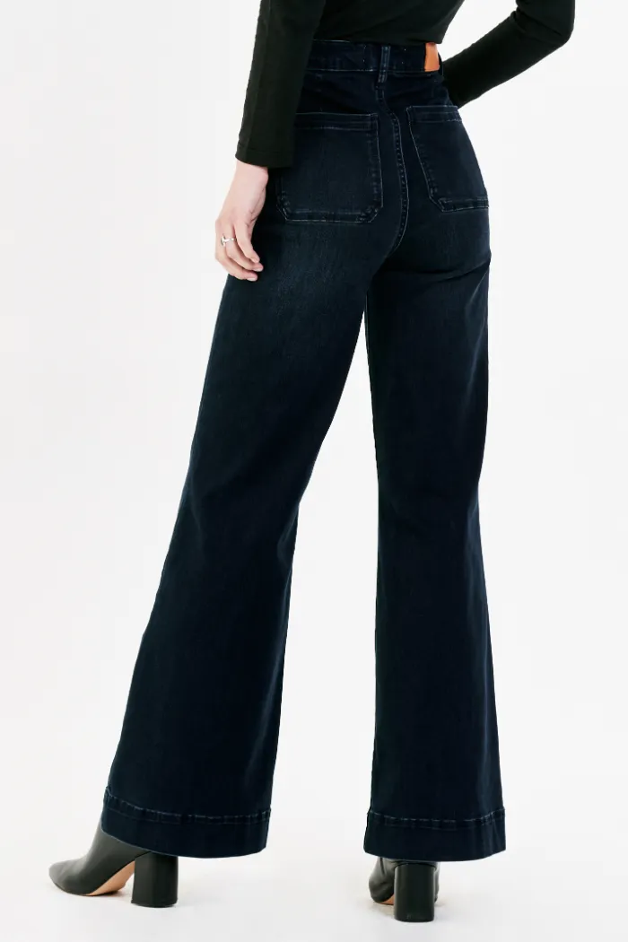 Fiona Super High Rise Wide Leg Jeans