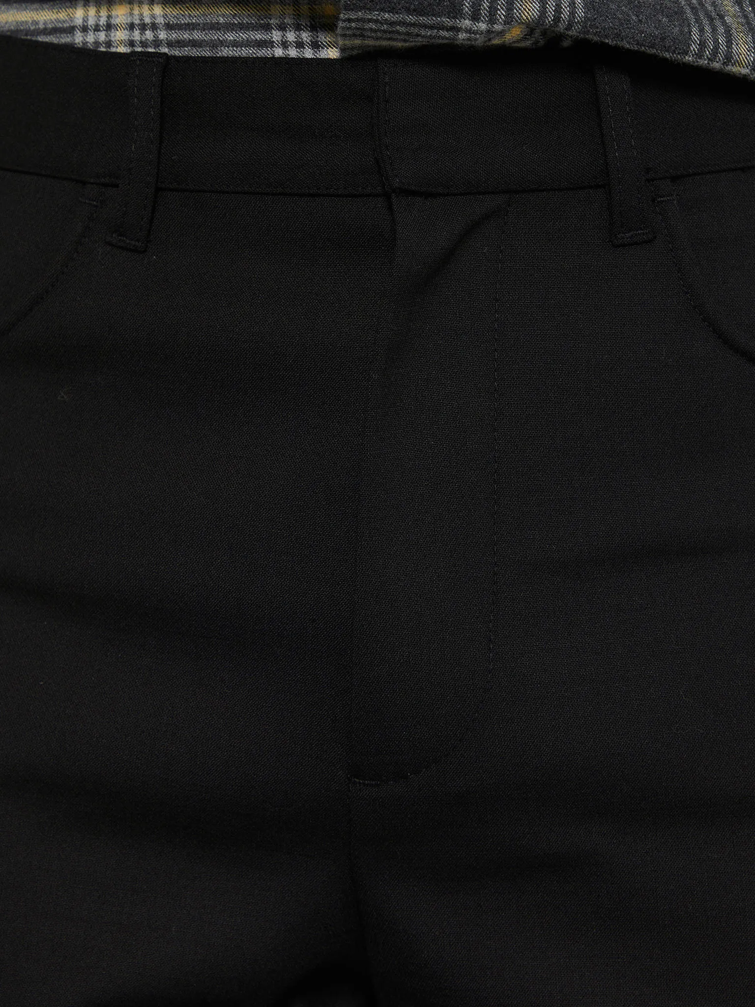 Flare French Trousers in Black