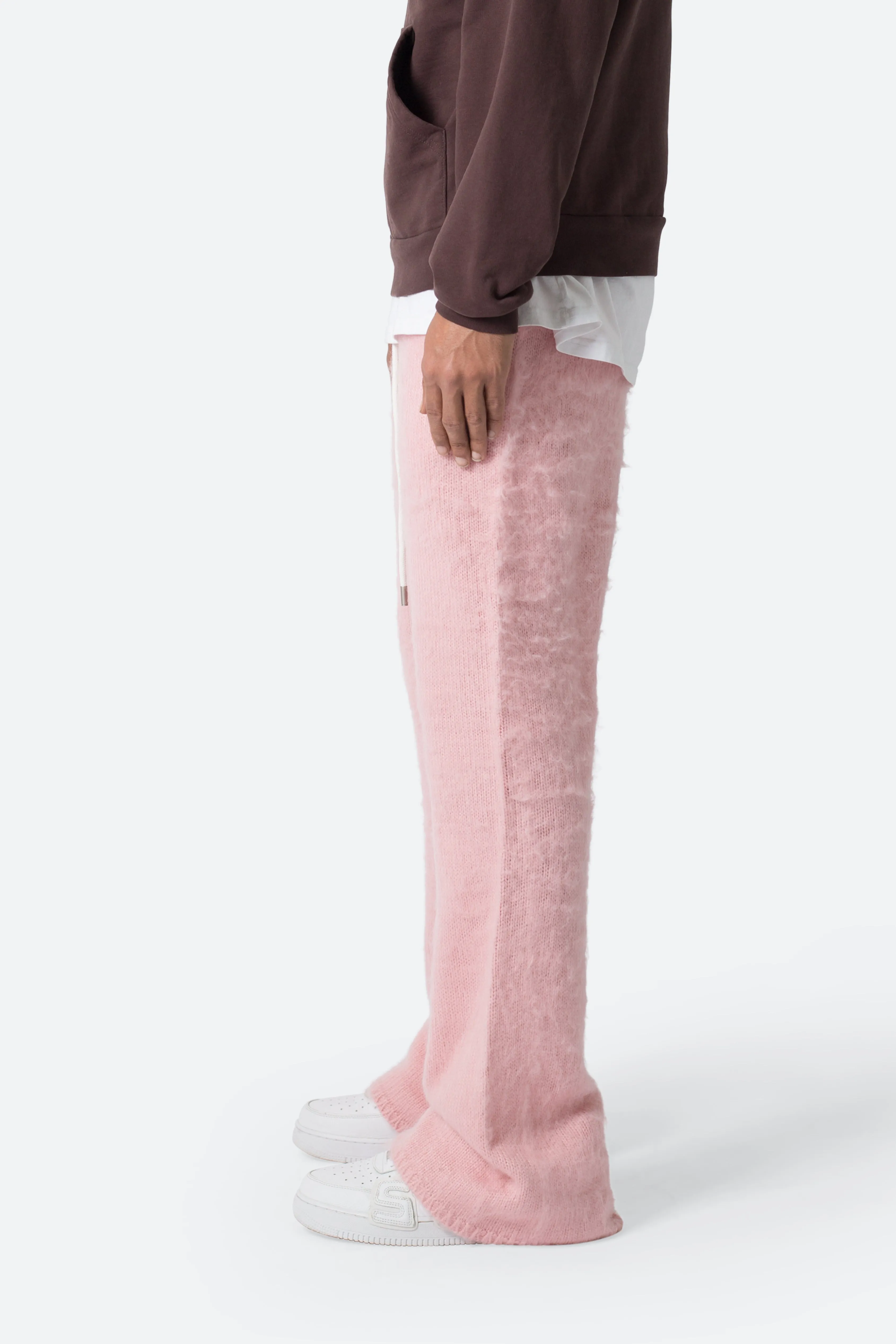 Fuzzy Sweatpants - Pink