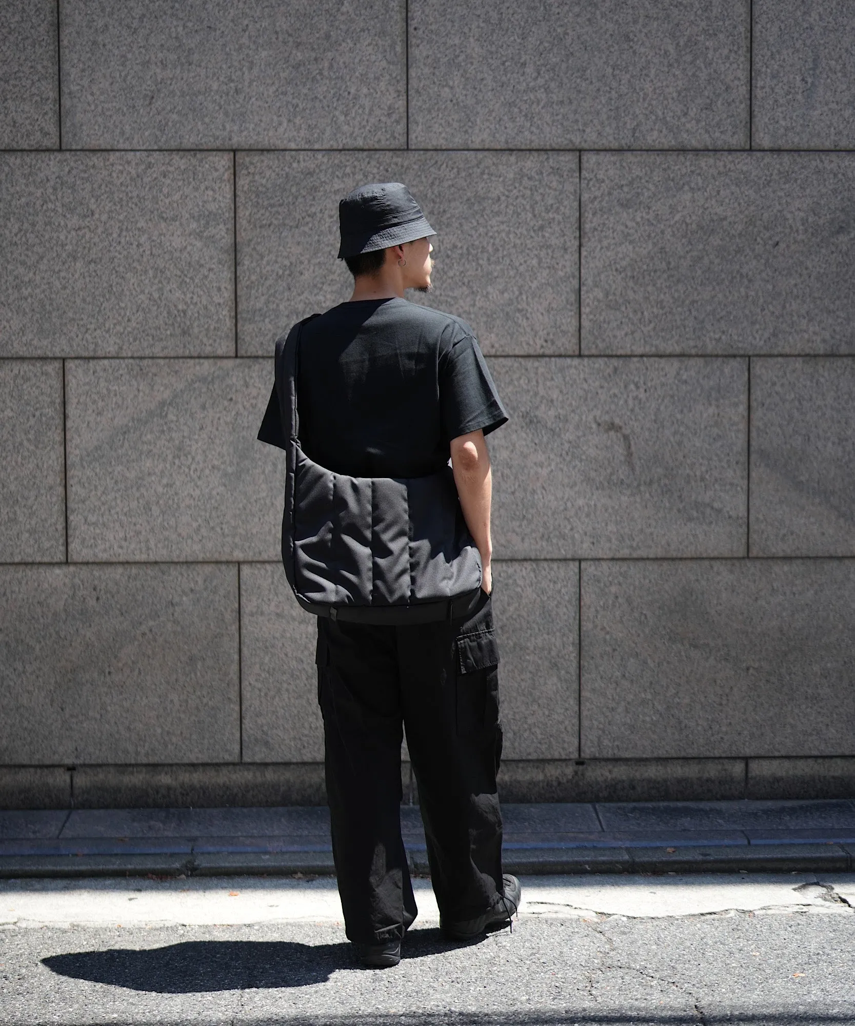 GARMENT DYE FIELD EASY PANTS "BLACK"