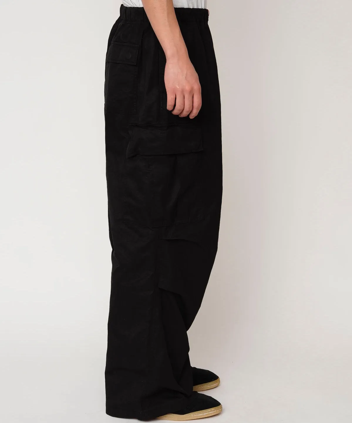 GARMENT DYE FIELD EASY PANTS "BLACK"