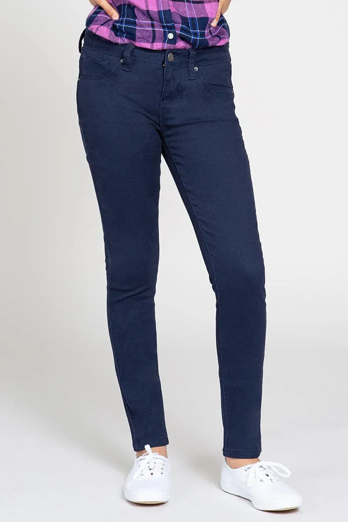 Girls Essential Twill Skinny Jeans