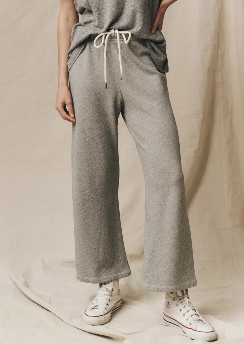 Grey Wide Leg Sweatpant