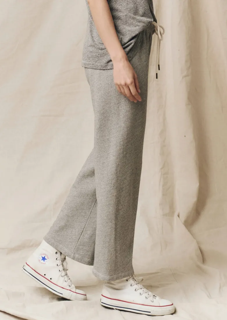 Grey Wide Leg Sweatpant