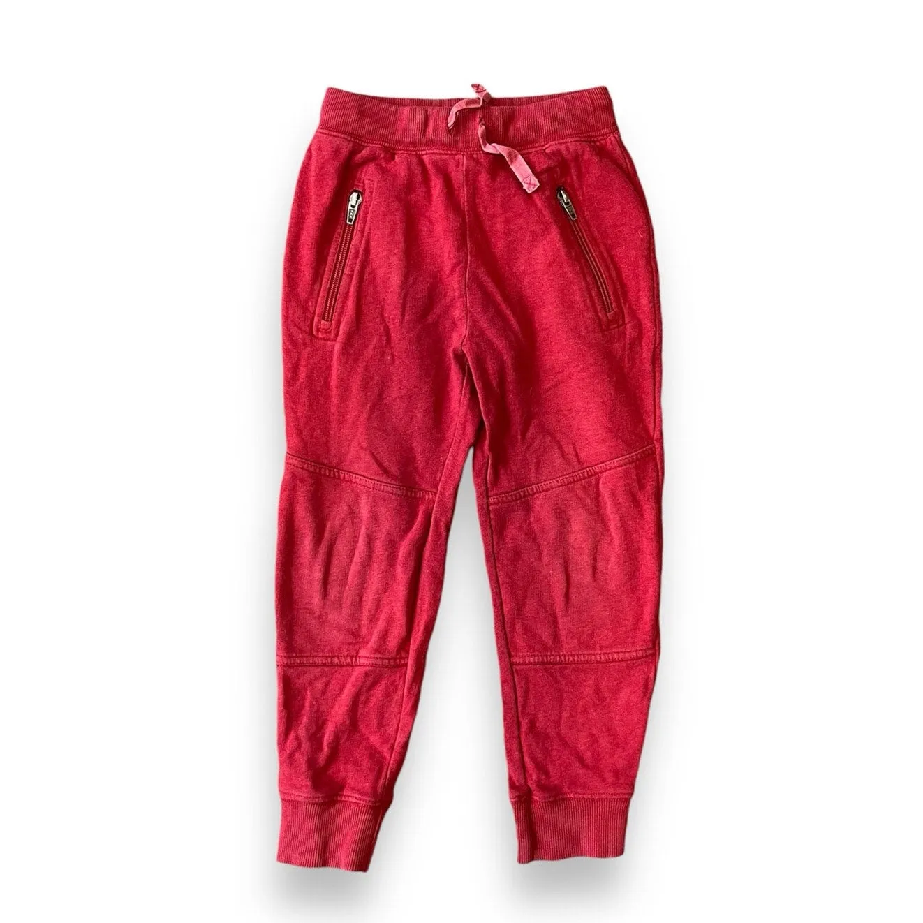 Hanna Andersson Double Knee Slim Sweatpants Red 110 cm 5T