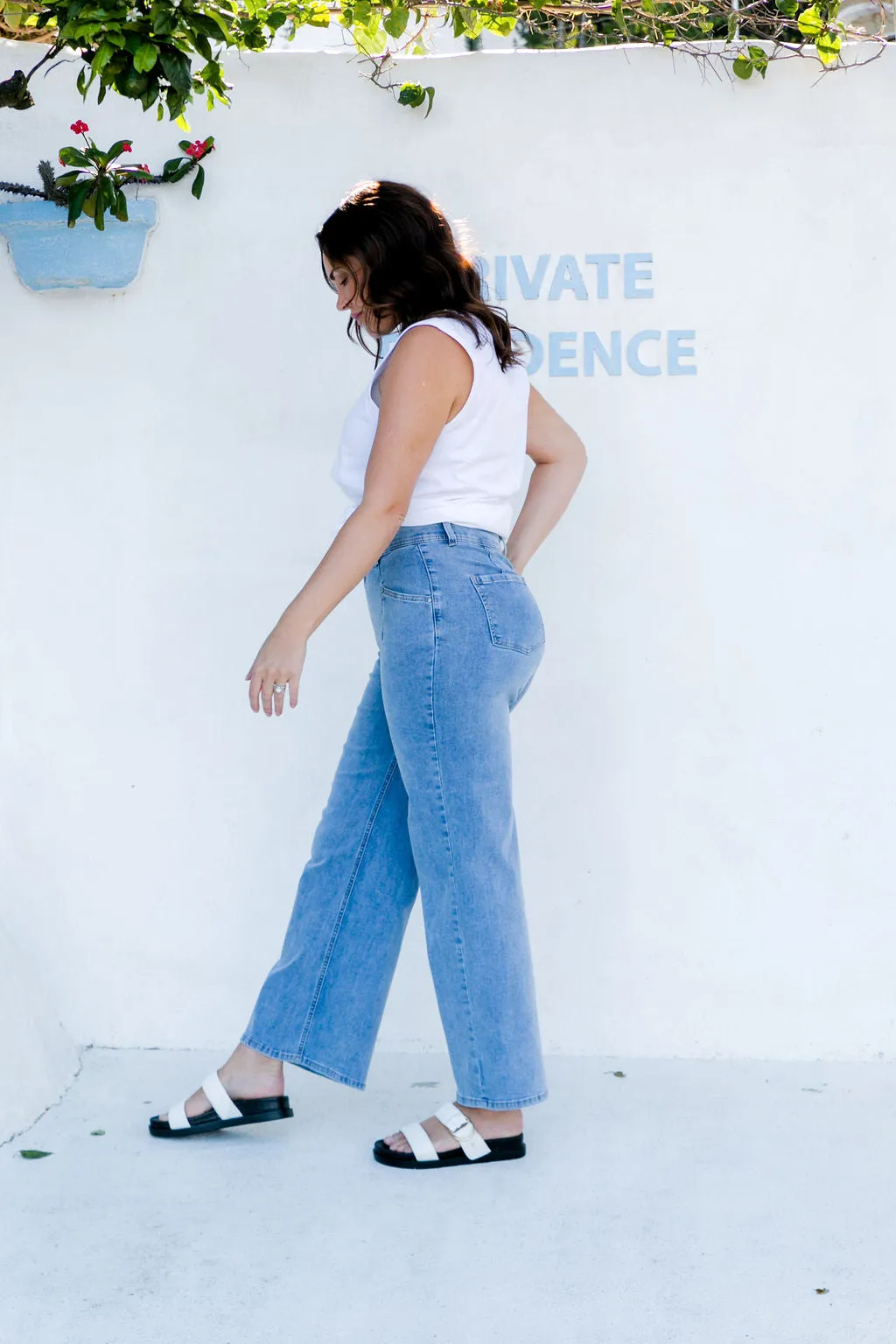 Hannah Bootleg Flare Denim Jeans