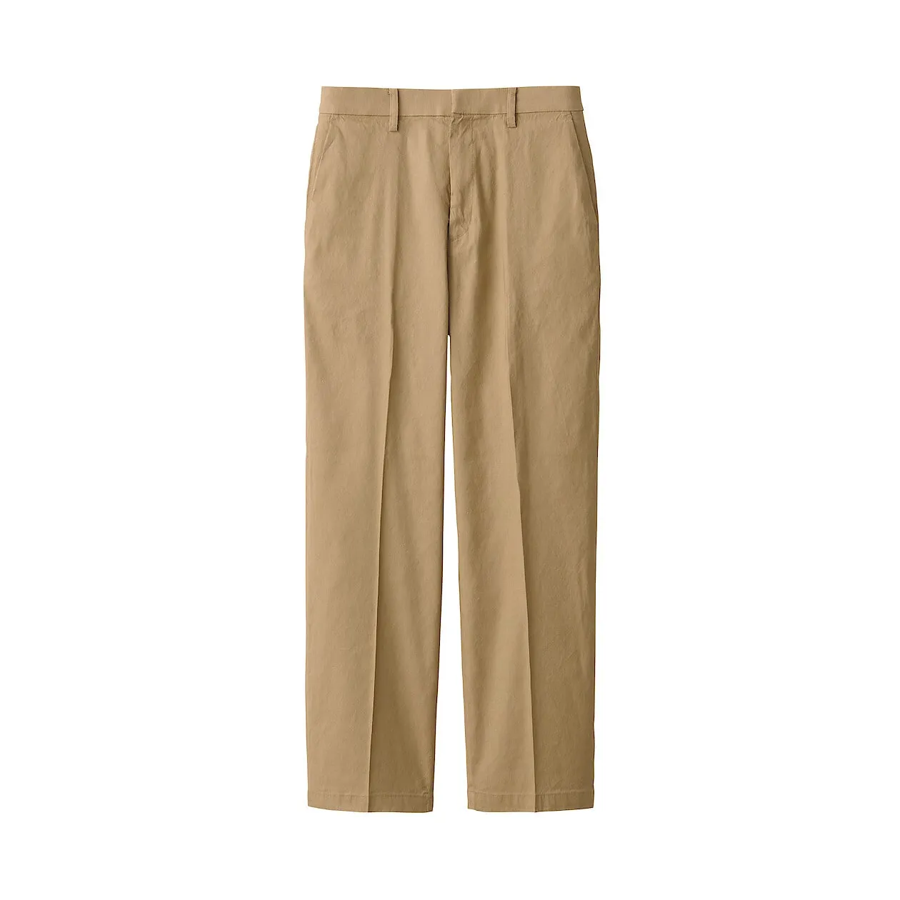 Hemp Blend Stretch Pleated Pants